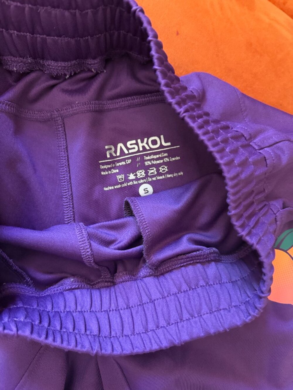 Raskol Apparel Purple Peach Joggers - Picture 2 of 3